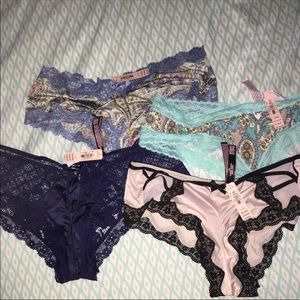 Bundle of Victoria’s Secret Cheeky Panties L NWT